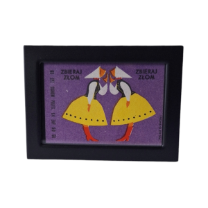 Etykieta zapałczana „ZBIERAJ ZŁOM”