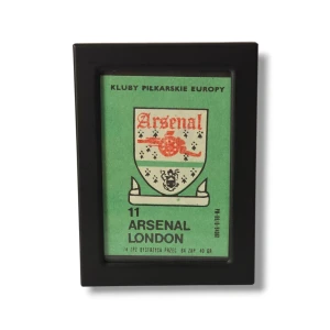 Etykieta zapałczana  „KLUBY EUROPY - ARSENAL LONDON"