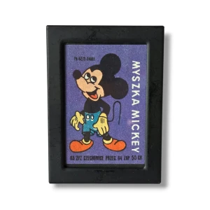 Etykieta zapałczana  „POSTACIE DISNEYA - MYSZKA MICKEY"