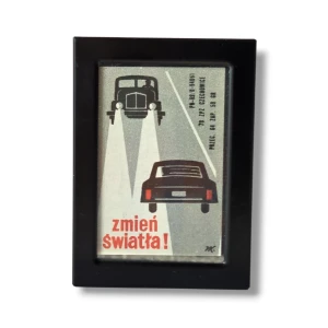 Etykieta zapałczana „ZMIEŃ ŚWIATŁA"