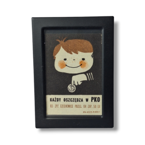 Etykieta zapałczana  „KAŻDY OSZCZĘDZA W PKO”
