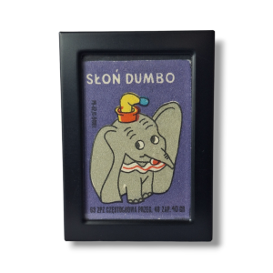 Etykieta zapałczana  „POSTACIE DISNEYA - SŁOŃ DUMBO”
